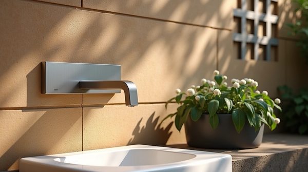 Créer un espace extérieur fonctionnel grâce au robinet mural extérieur